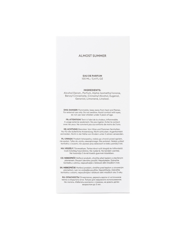 Agua de perfume para mujer 100 ml ALMOST SUMMER