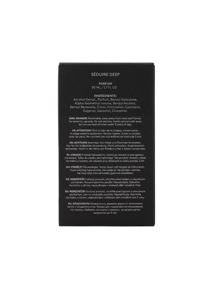 Perfume para hombre 50 ml SEDUIRE DEEP PERFUM