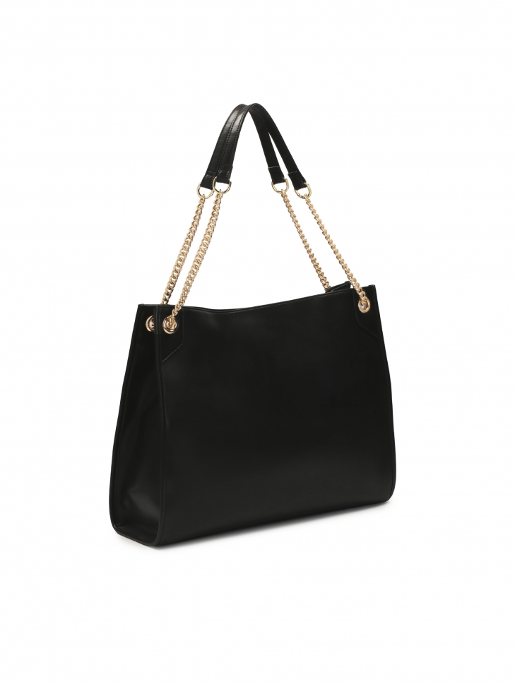 Bolso grande y sencillo con cadenas para el hombro HALE