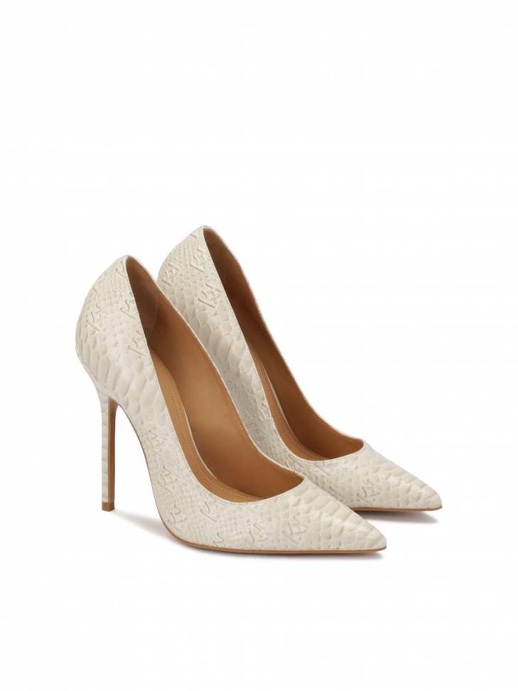 Elegantes zapatos de tacón con estampado en relieve NEW ANASTACIA