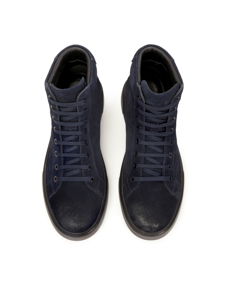 Zapatillas altas azul marino TRUXTON