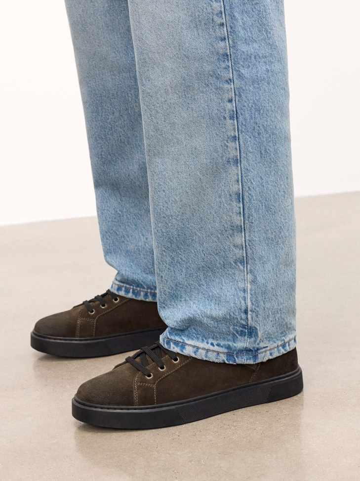 Zapatillas altas de ante con cordones TRUXTON