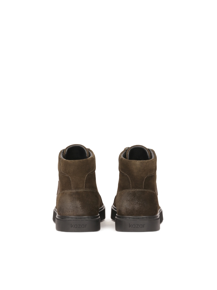 Zapatillas altas de ante con cordones TRUXTON