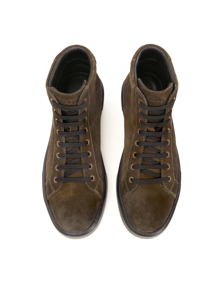 Zapatillas altas de ante con cordones TRUXTON