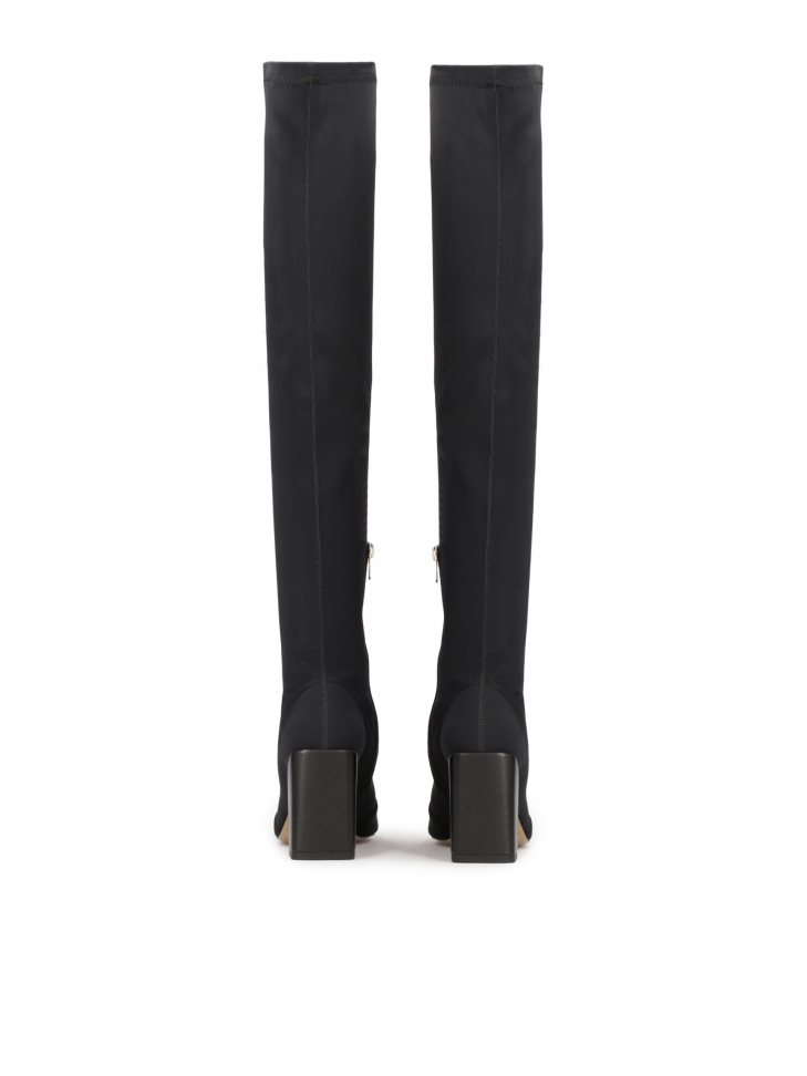 Peep toe mosqueteros en tela CLOVE