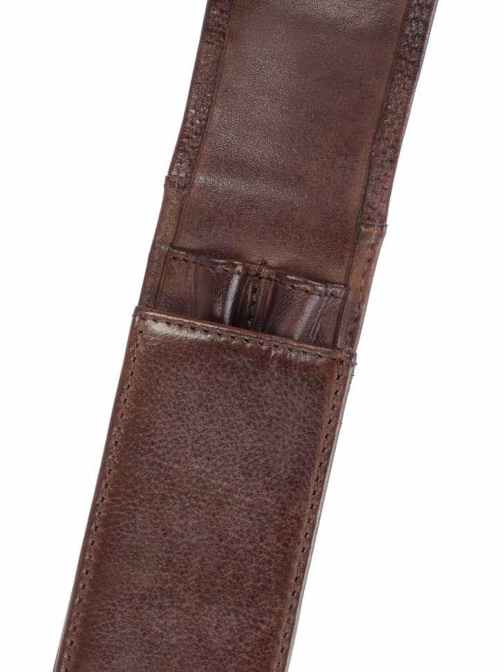 Bolso pequeño de piel para hombre con correa YEGOR