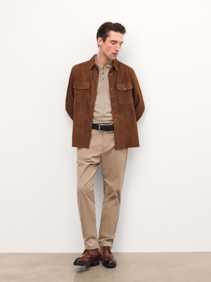 Botas de piel con cordones para hombre REVAN