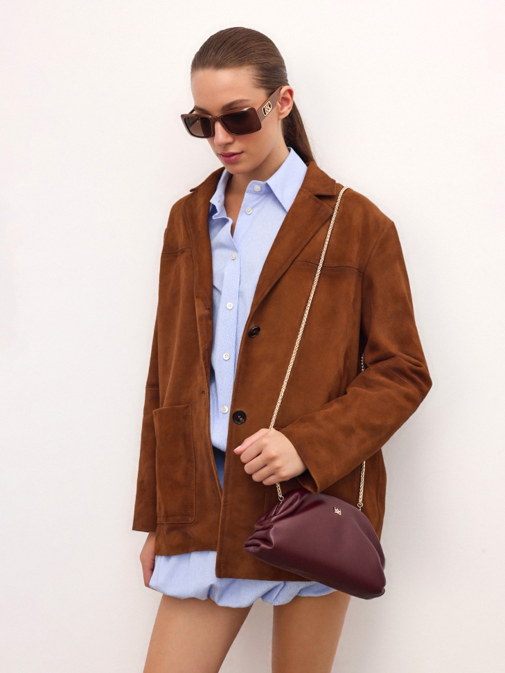 Bolso de noche granate GLOW