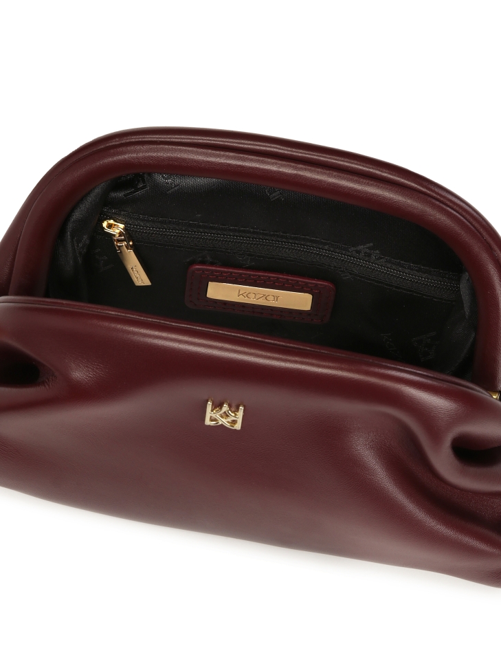 Bolso de noche granate GLOW