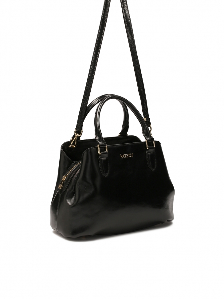 Bolso casual negro de mano y hombro LIESE