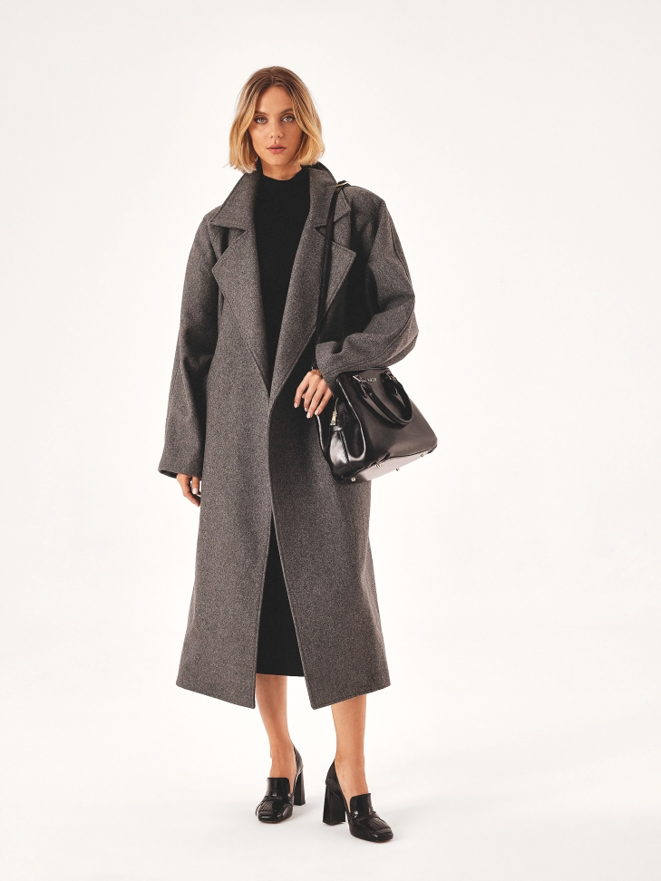 Bolso casual negro de mano y hombro LIESE