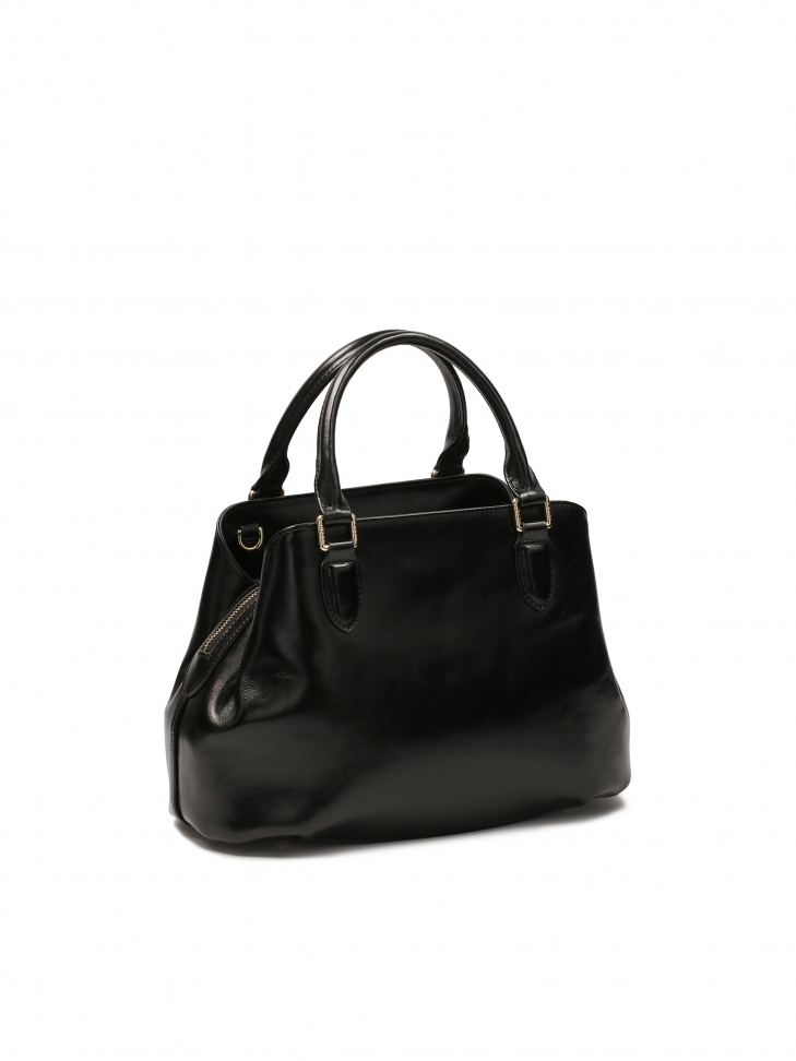 Bolso casual negro de mano y hombro LIESE