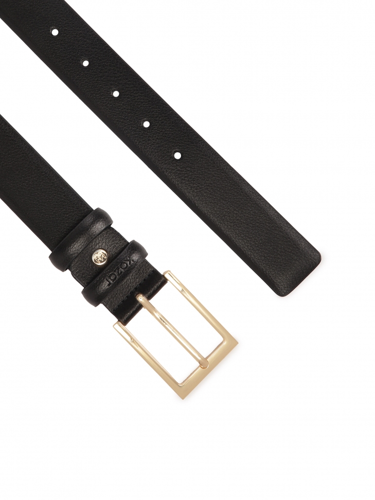 Cinturón de vestir clásico estrecho con hebilla dorada  HARDIN