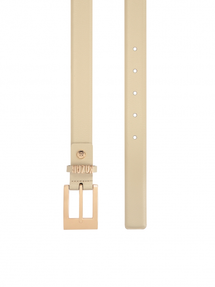 Cinturón beige con trabilla  SALLE