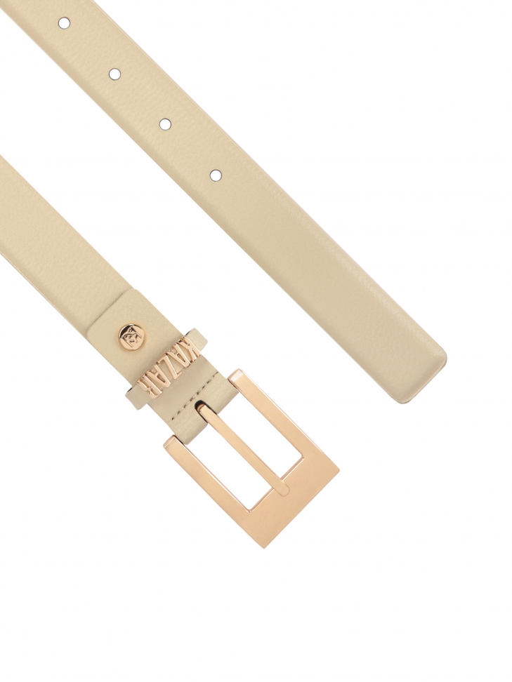 Cinturón beige con trabilla  SALLE