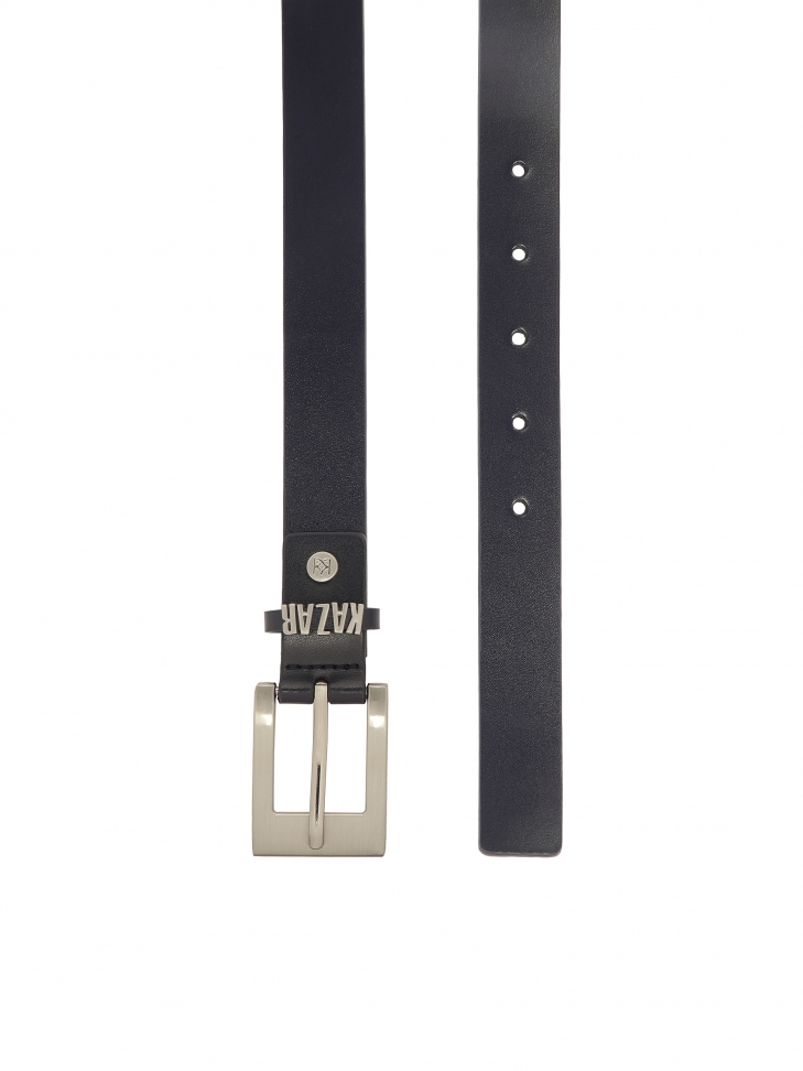 Cinturón azul marino con logotipo en la trabilla SALLE