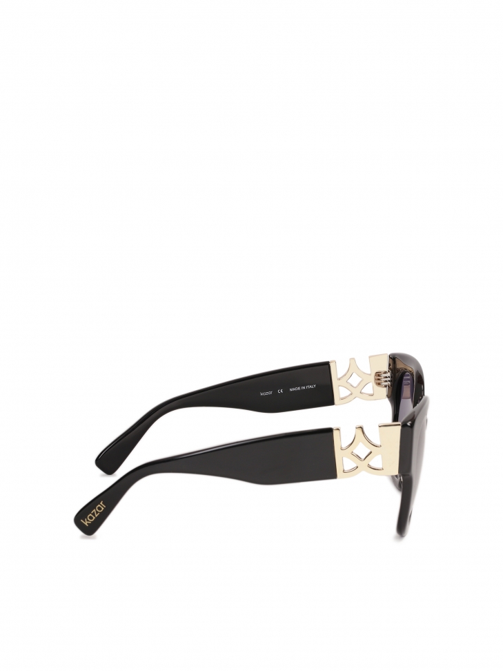 Gafas de sol negras con patillas decoradas ISLE