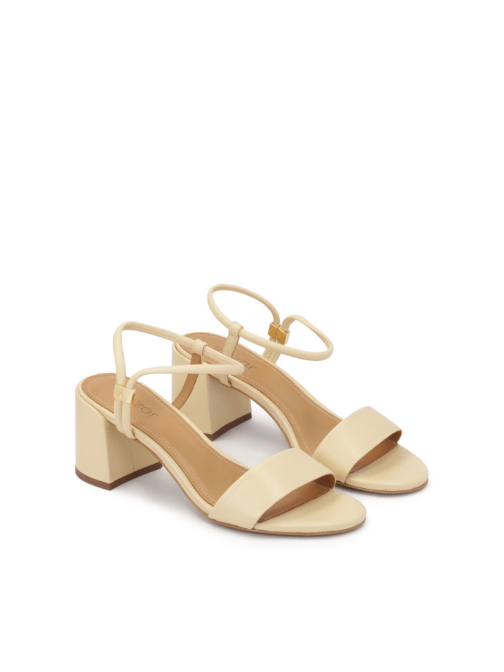 Sandalias con cierre corredizo de metal NORA