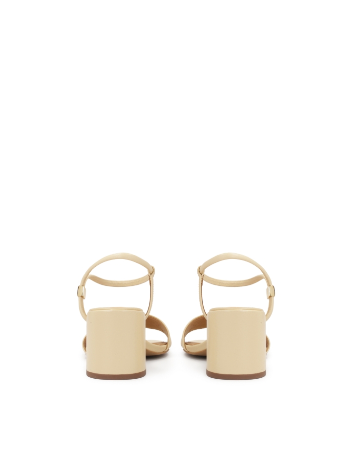 Sandalias con cierre corredizo de metal NORA