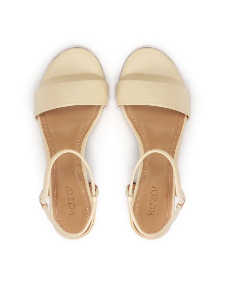 Sandalias con cierre corredizo de metal NORA