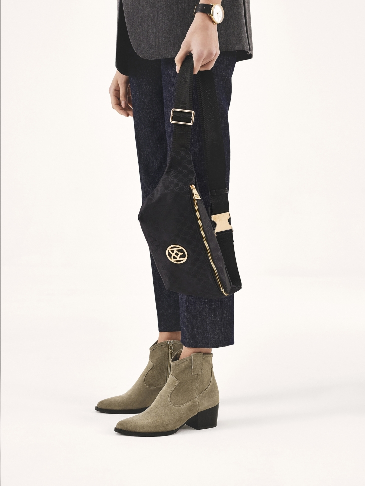 Botas vaqueras de ante con cremallera BREEZE