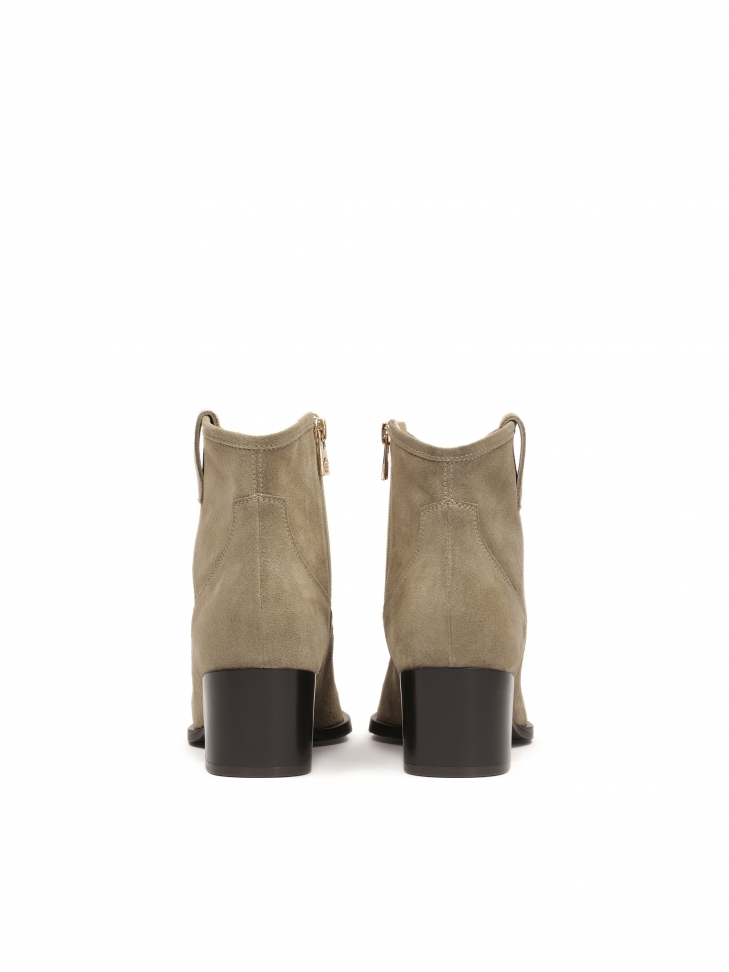 Botas vaqueras de ante con cremallera BREEZE