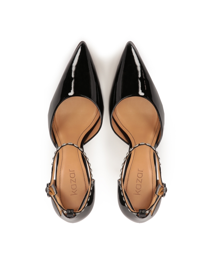 Bombas de charol con dos correas intercambiables NEW BIANCA