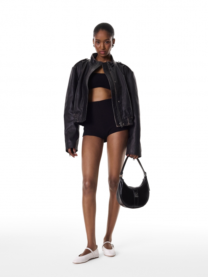 Bailarinas de piel blanca con correa  LETICIA