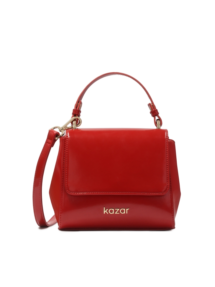 Maletín rojo de construcción rígida KRISTENA