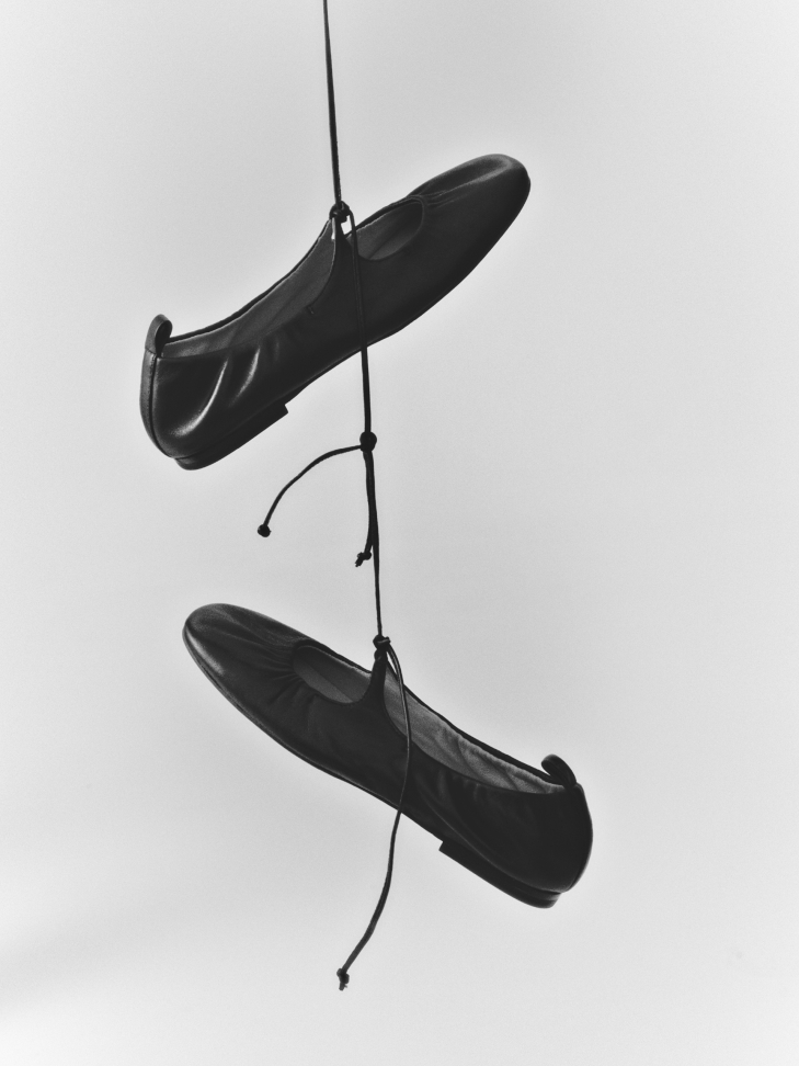 Bailarinas de cuero con lazos  KS AVRIL