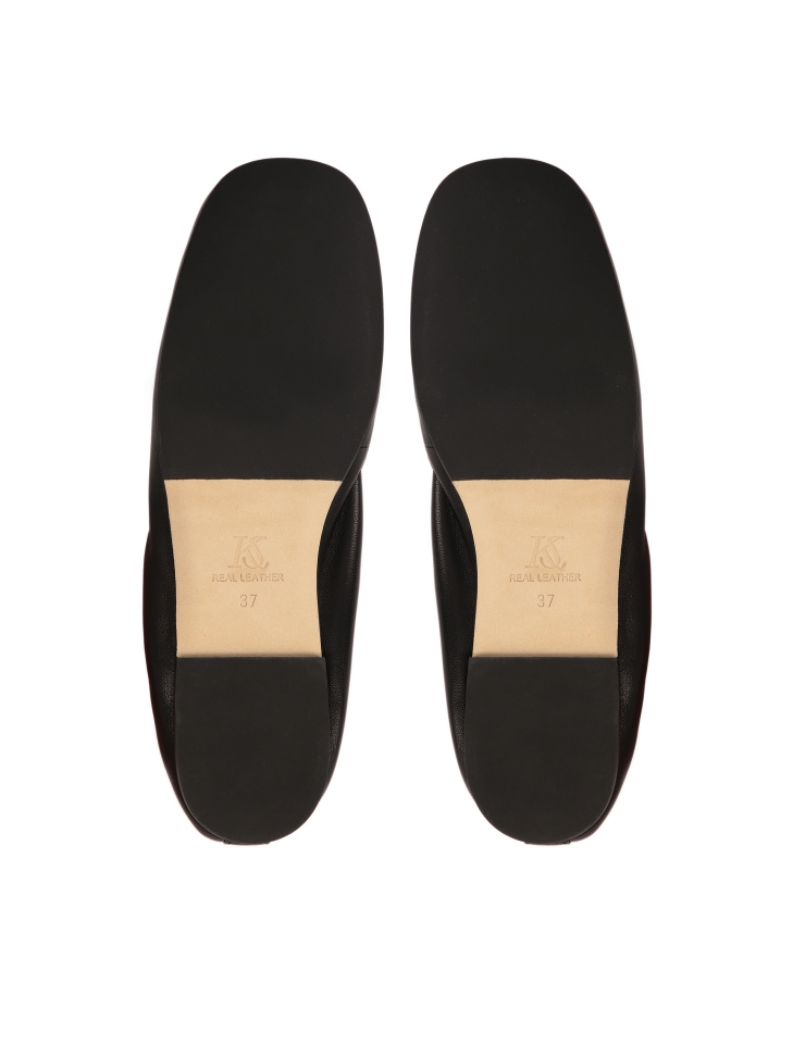 Bailarinas de cuero con lazos  KS AVRIL