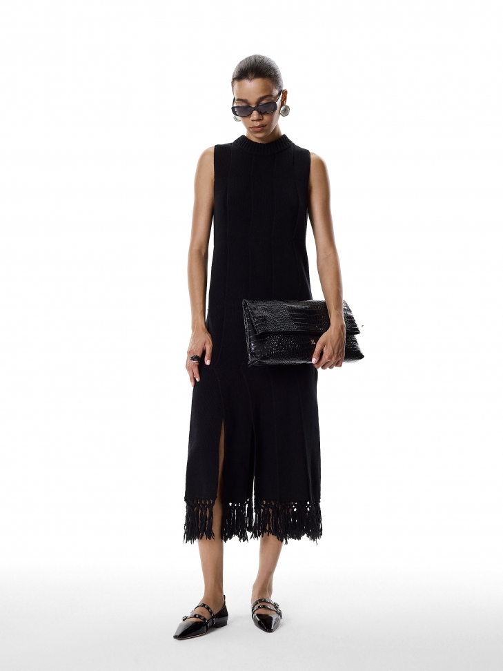 Bombas negras de suela plana con dos correas  KS AVENUE