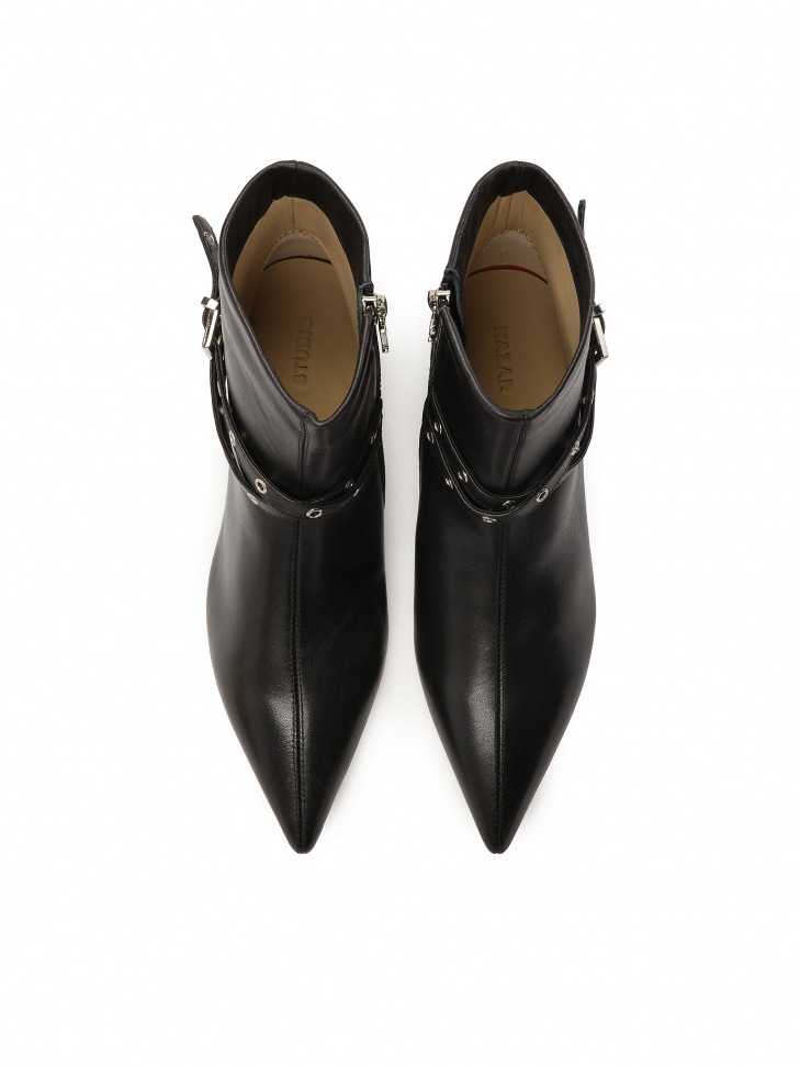 Botas de tacón de piel de pato KS CLARIE