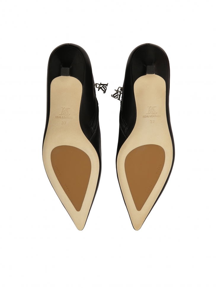 Botas de tacón de piel de pato KS CLARIE