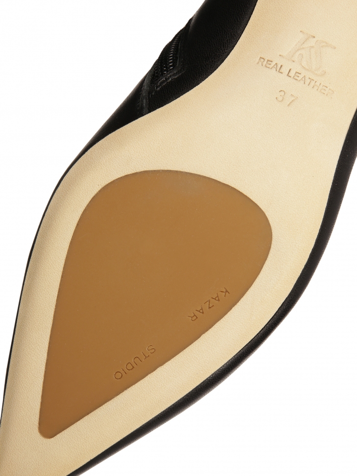 Botas de tacón de piel de pato KS CLARIE