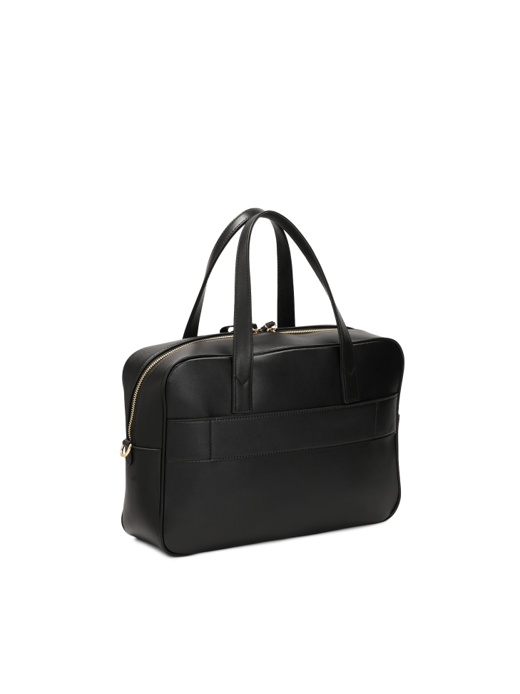 Bolso de piel con forma geométrica SILE