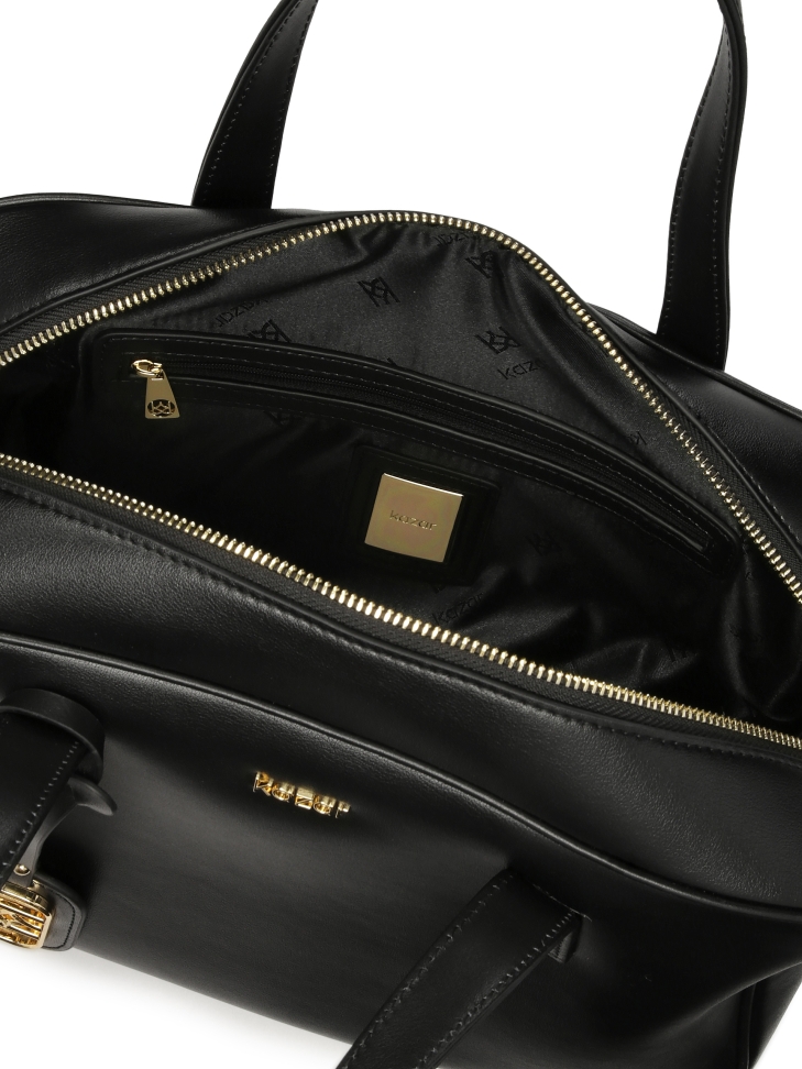 Bolso de piel con forma geométrica SILE