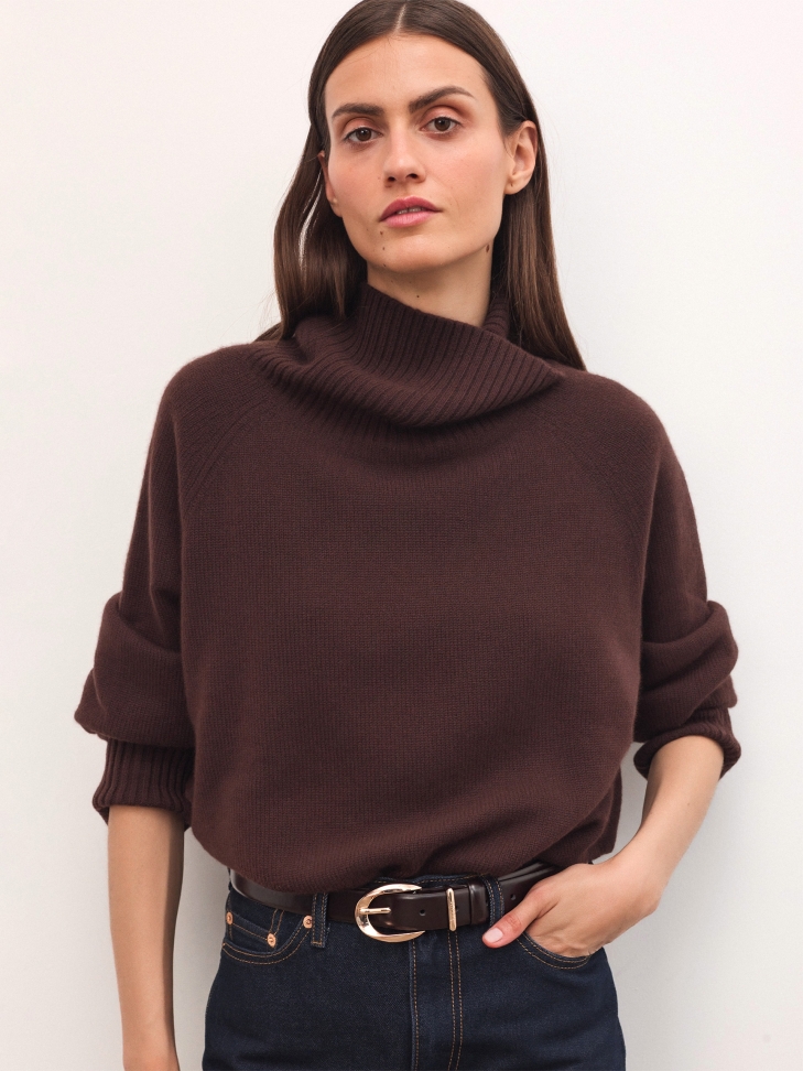 Correa de cuero marrón RAVELLA