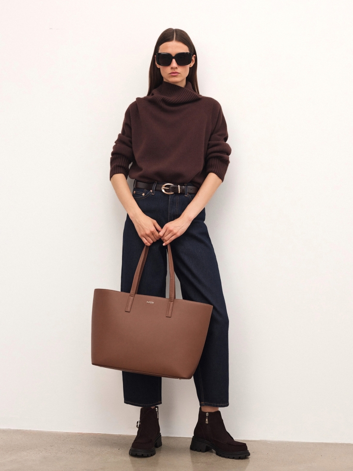 Correa de cuero marrón RAVELLA