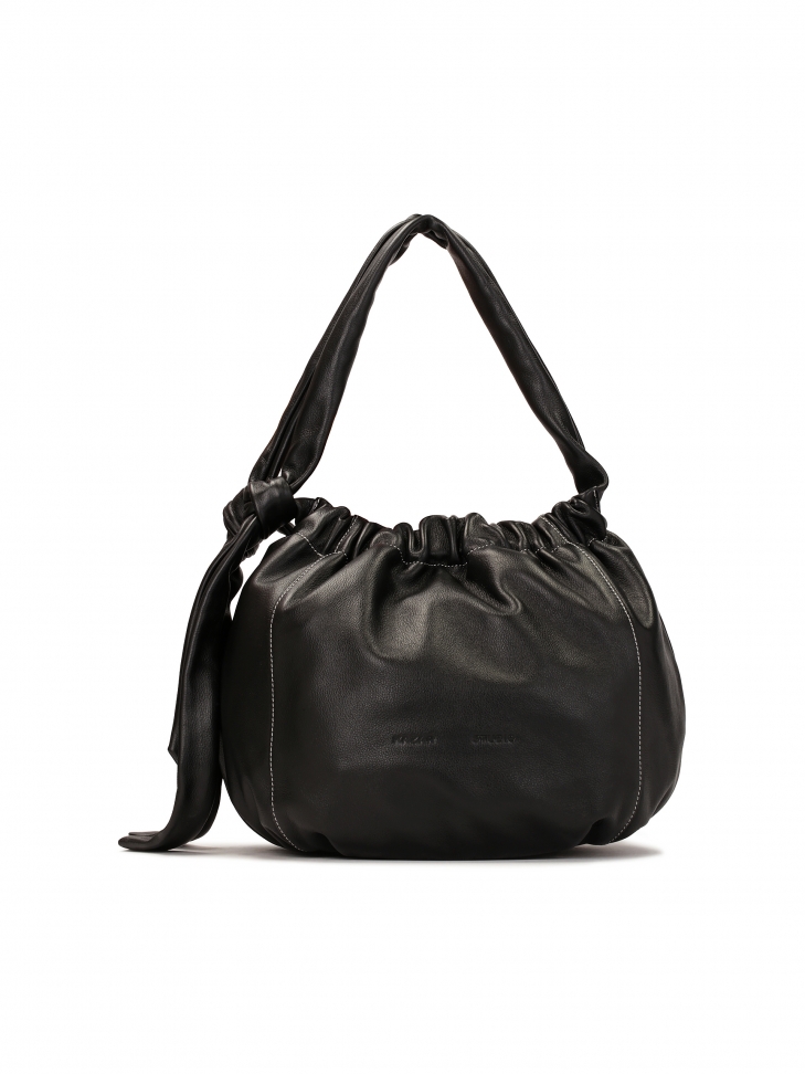 Bolsa negra de piel suave KS NOEMIE