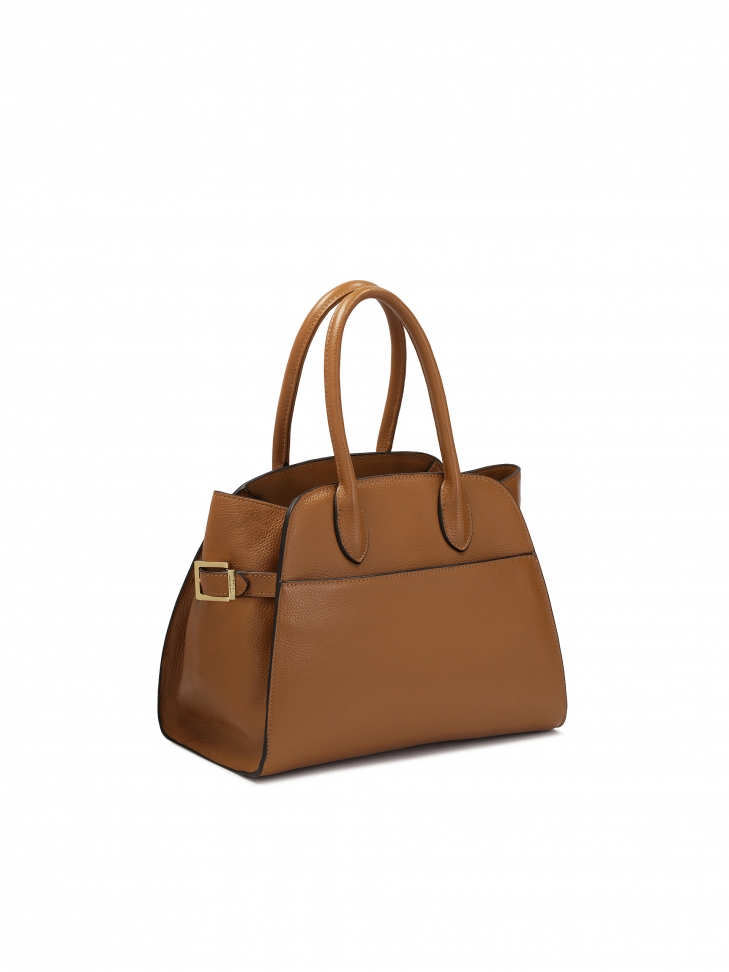 Bolso marrón claro con laterales ajustables LAYLE