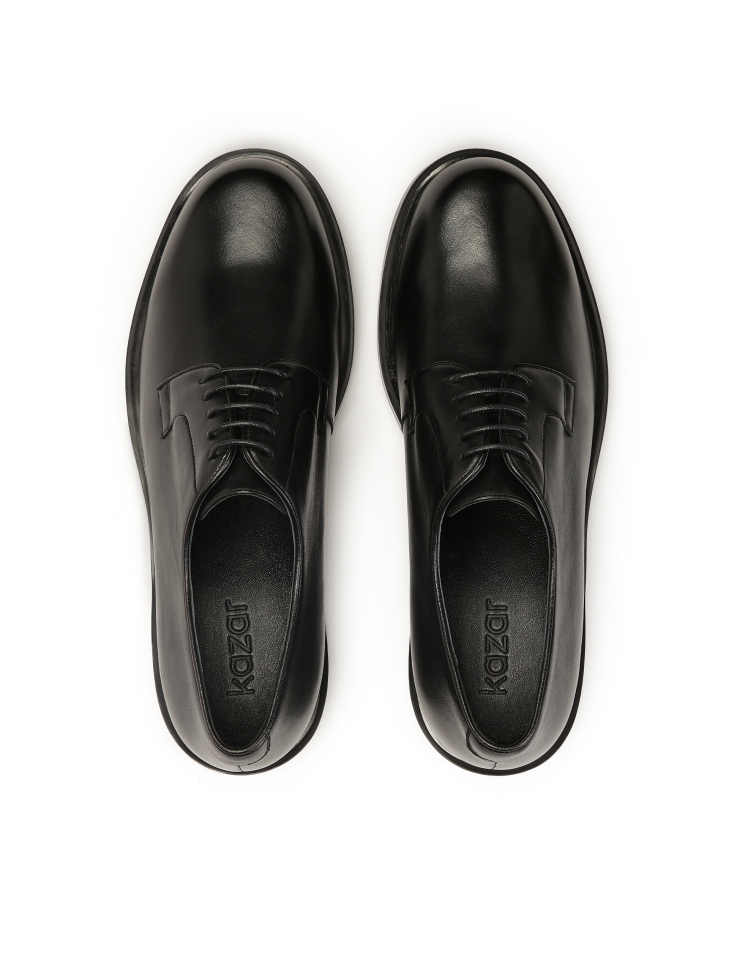 Zapatos derby casual negros HENRYST