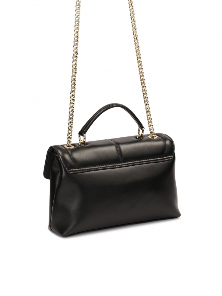 Bolso negro con cadena deslizante HALLIE