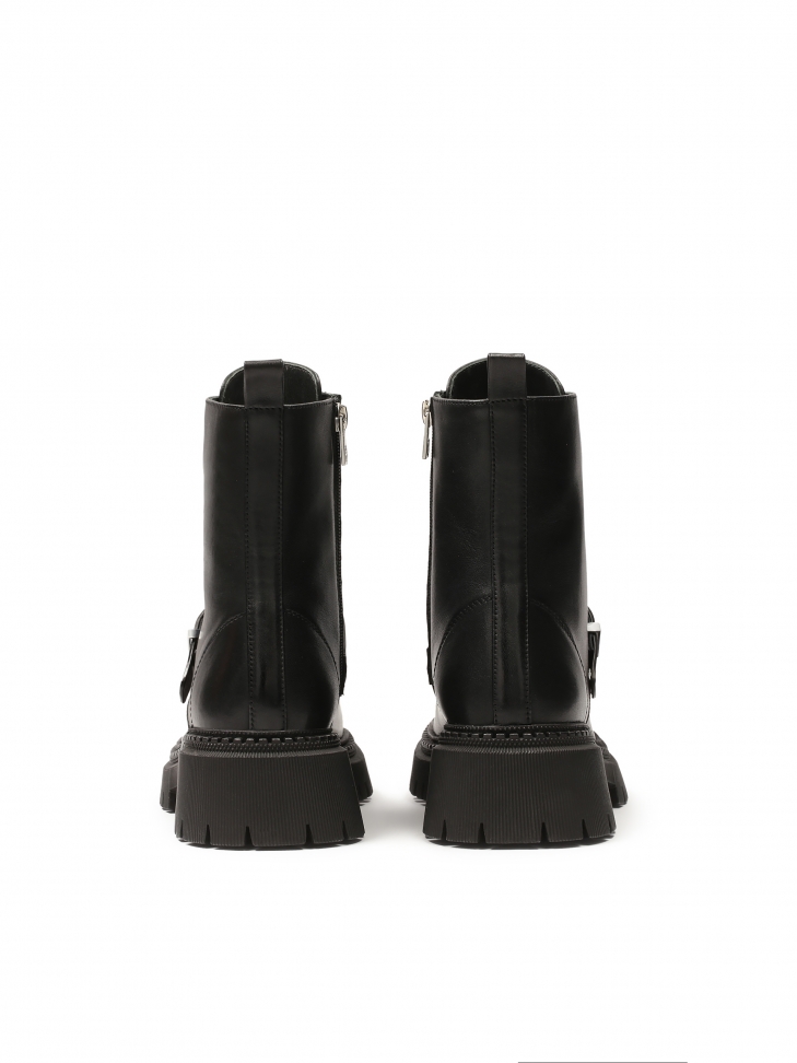 Botas de piel con suela gruesa ZOLIA