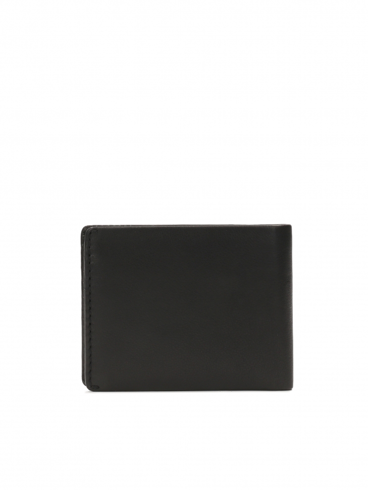 Cartera clásica de caballero en piel negra MACSYMILIAN