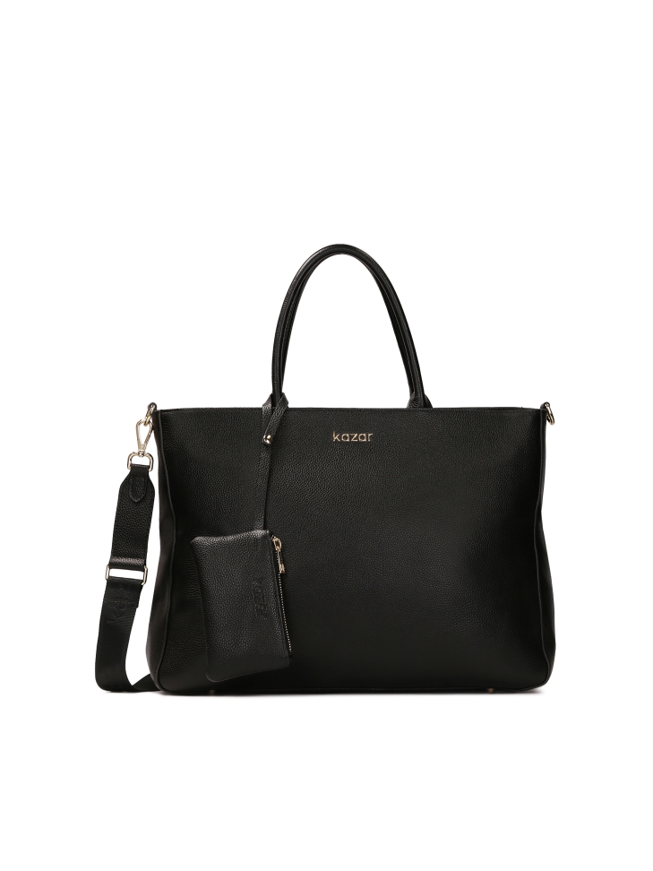 Amplio bolso de piel con bolsa ENA