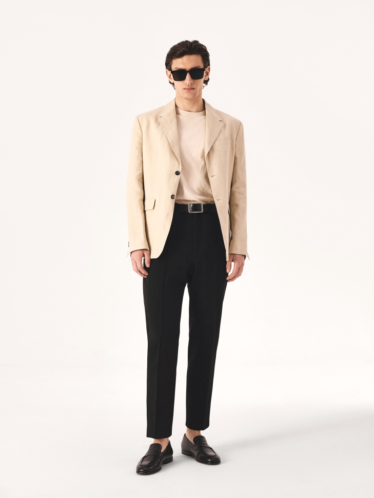 Mocasines clásicos de piel negros DORIANO