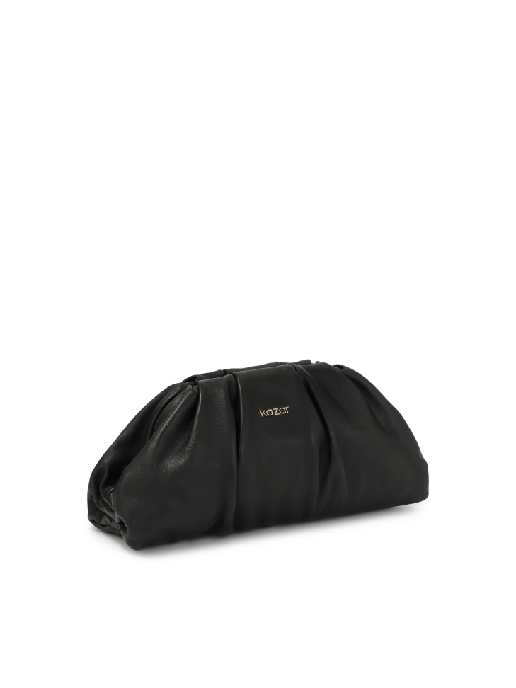 Bolso negro arrugado GLOW