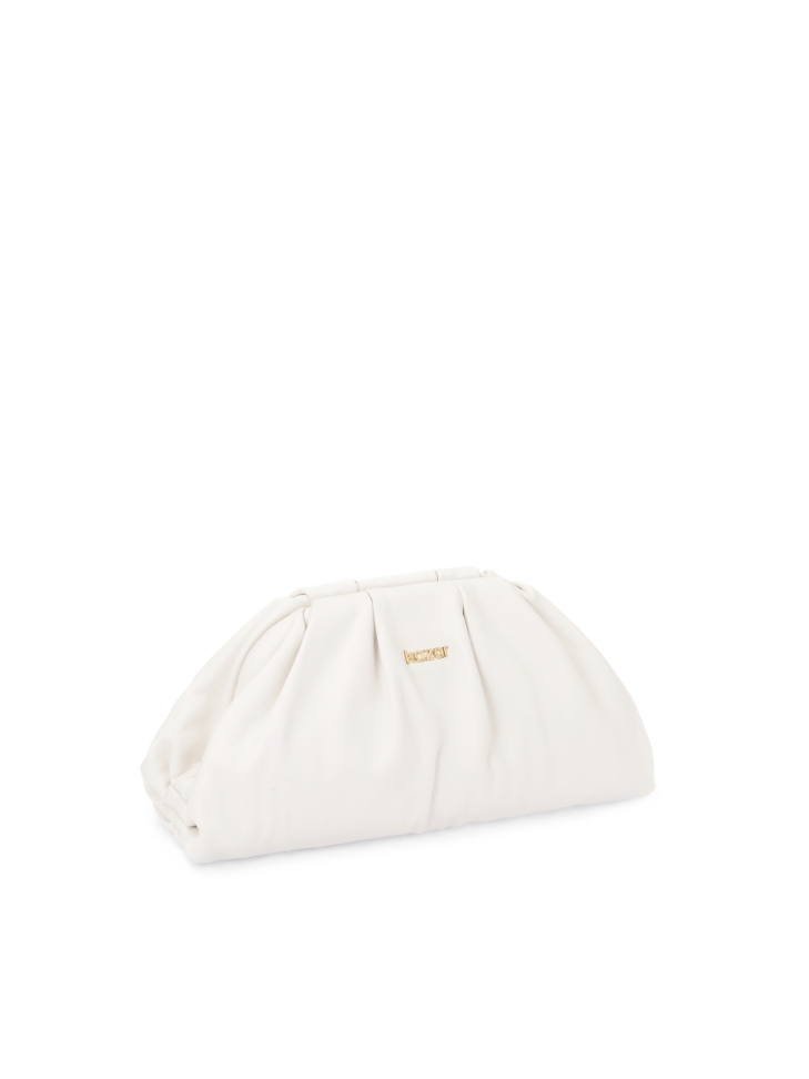 Bolso de piel blanco GLOW