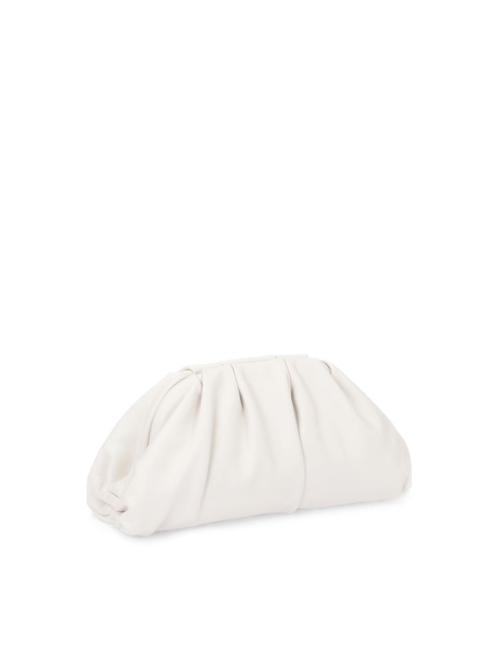 Bolso de piel blanco GLOW